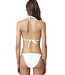 PilyQ swimwear Triangel-Bikinioberteil aus Spitze in Weiß