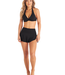 Saman tropical wear Zwarte zwemshort dames