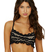 PilyQ swimwear Bandeau bikini top black