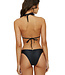 PilyQ swimwear Halter bikini top zwart
