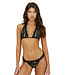 PilyQ swimwear Halter bikini top zwart