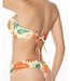 Garotas swimwear String bikini set met push up top