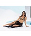 Perla Santa swimwear Macrame strandrok zwart
