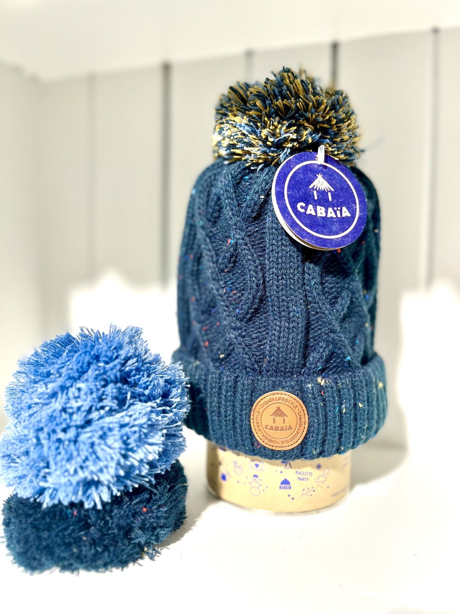 Bonnet Cabaia Jus de Pomme Navy - Les Jolies Filles