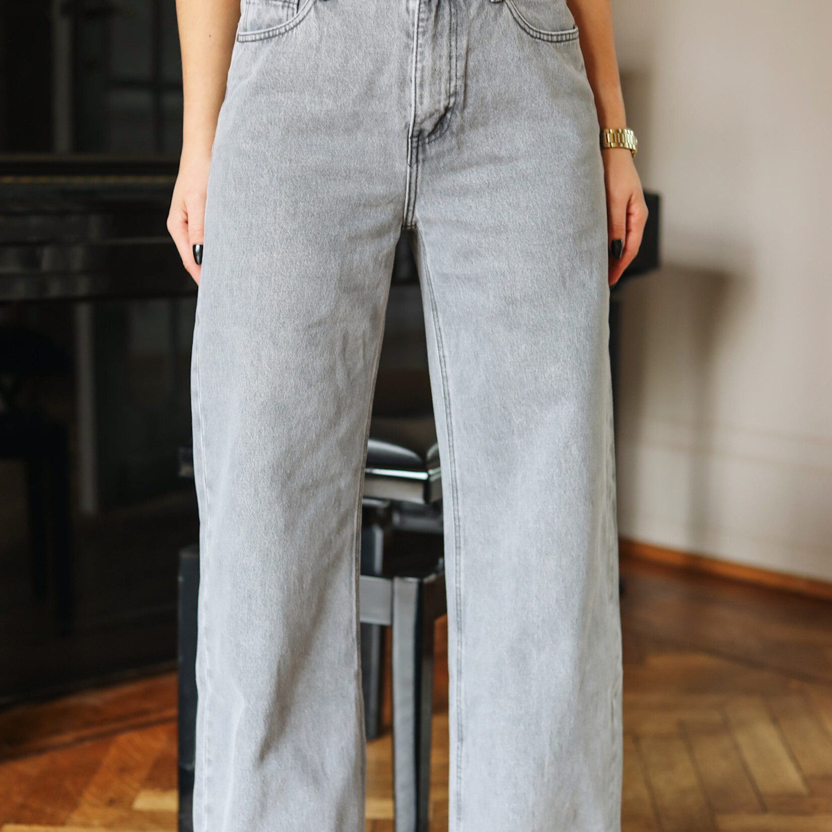 Jeans Mora - Gris