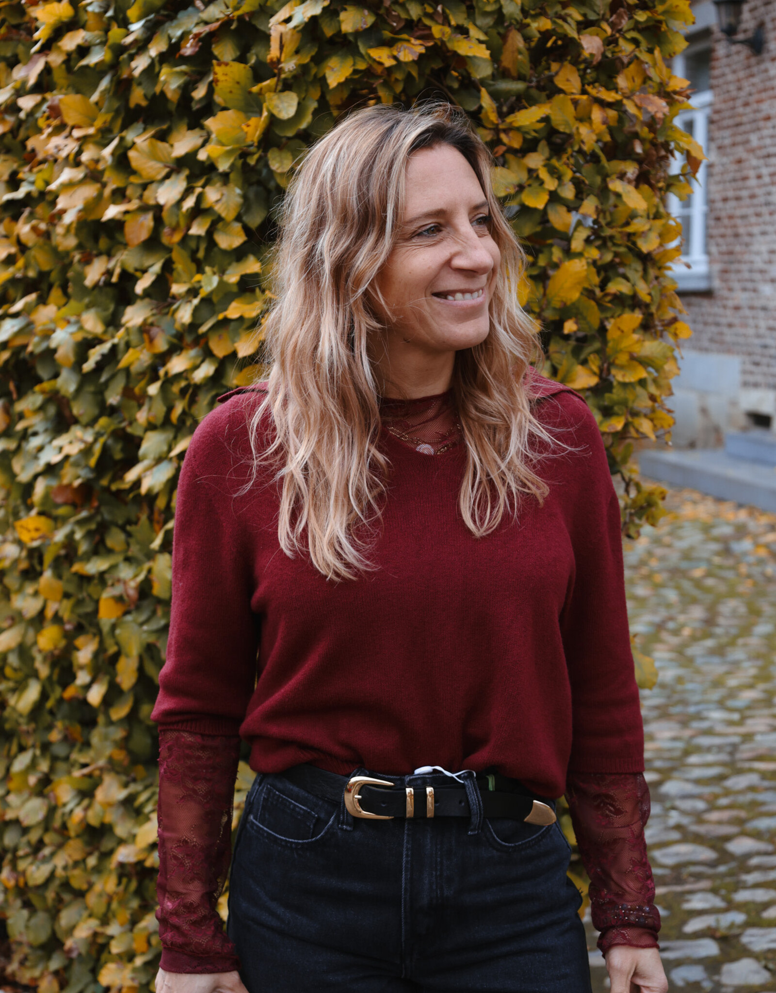 Pull Manche Mi-Longue Povima