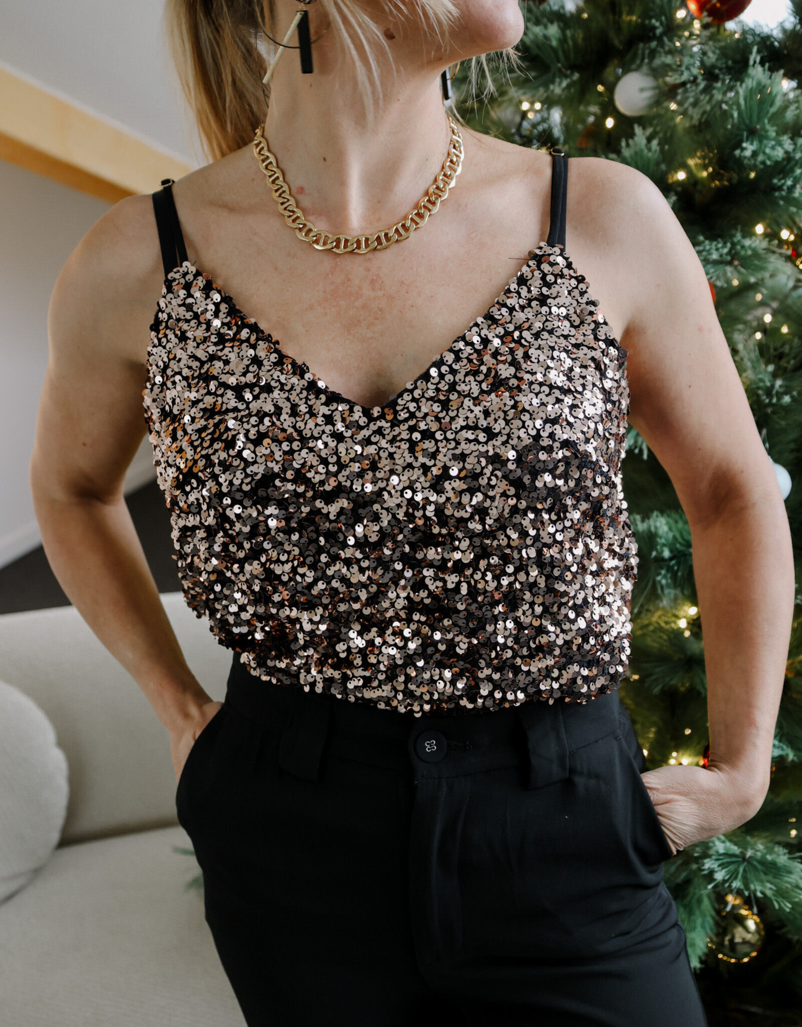 Top Taiti Paillettes