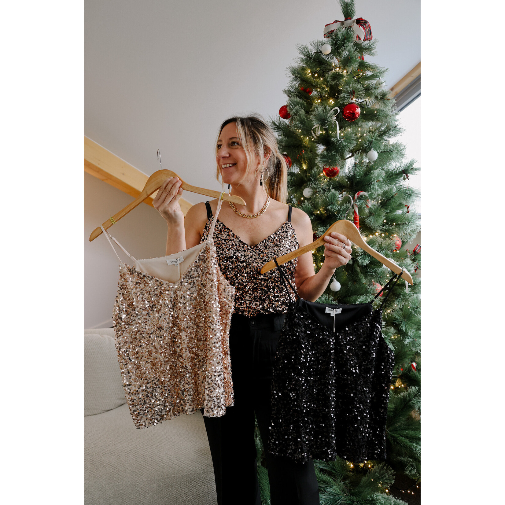 Top Taiti Paillettes