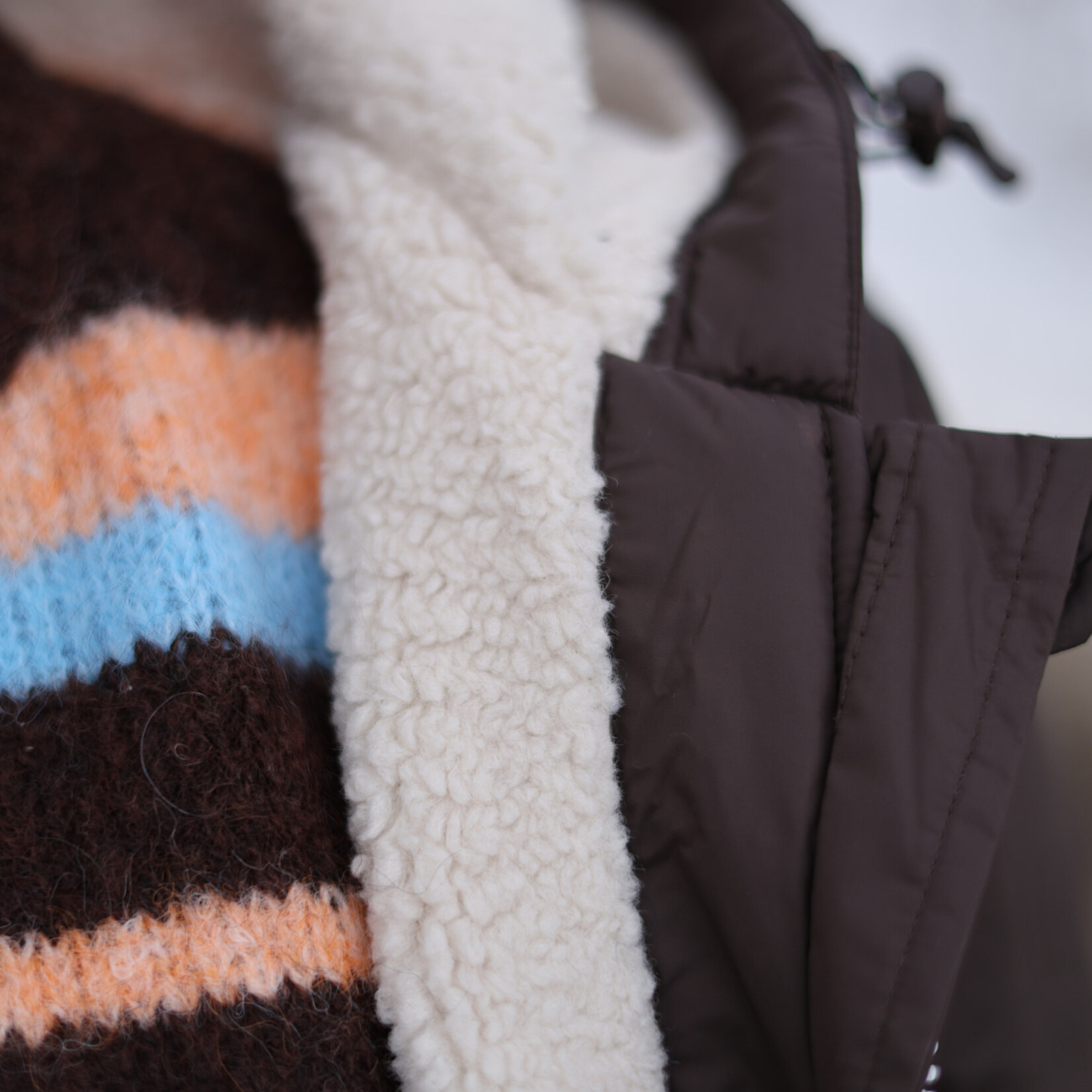 Veste Imperméable  Fourée Courte