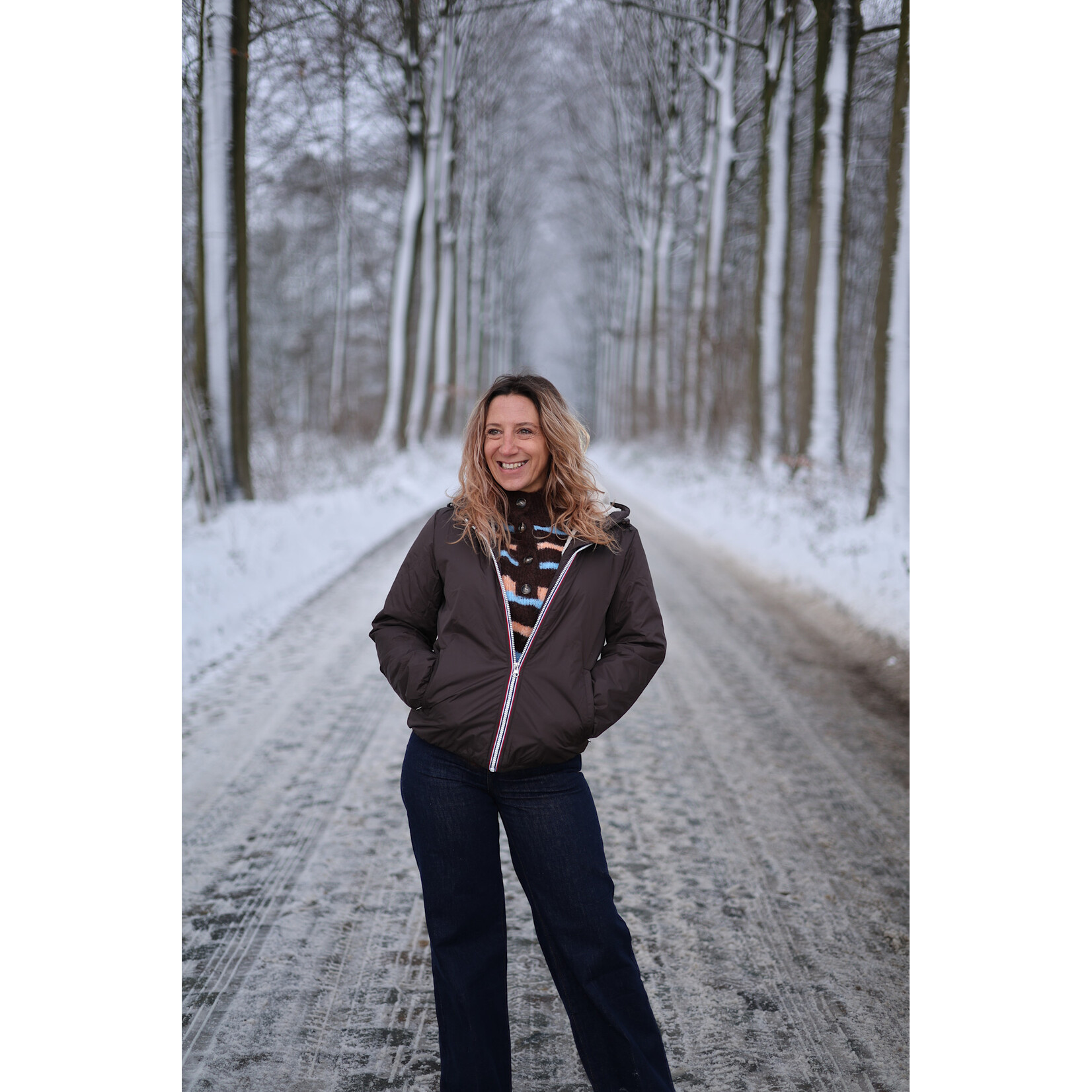 Veste Imperméable  Fourée Courte