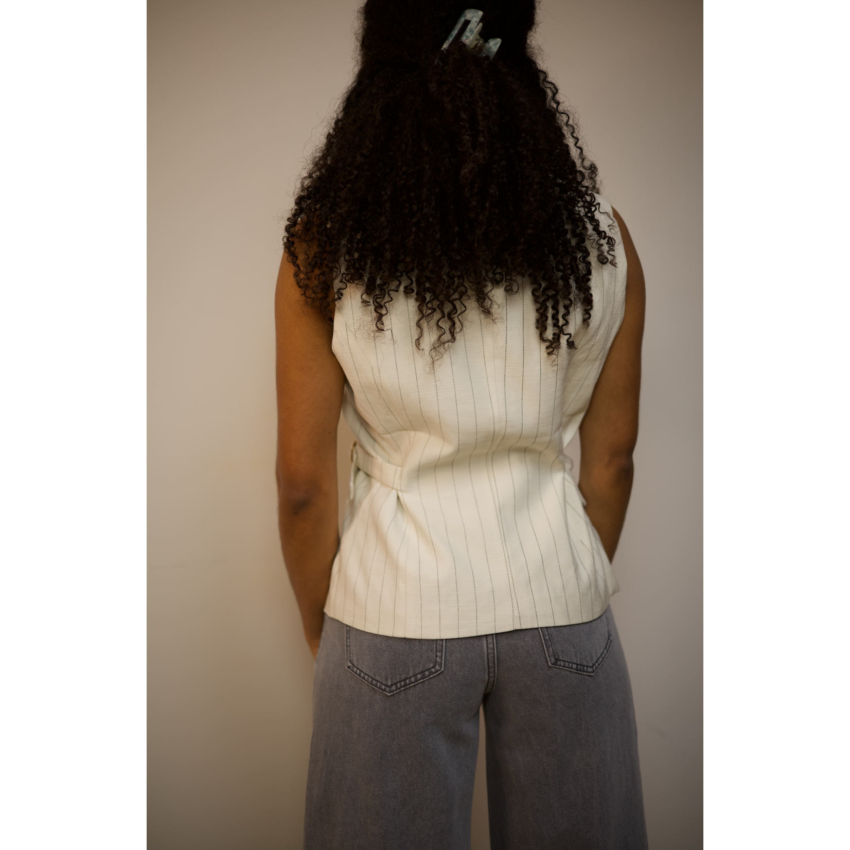 Blazer Sans Manche Lignani