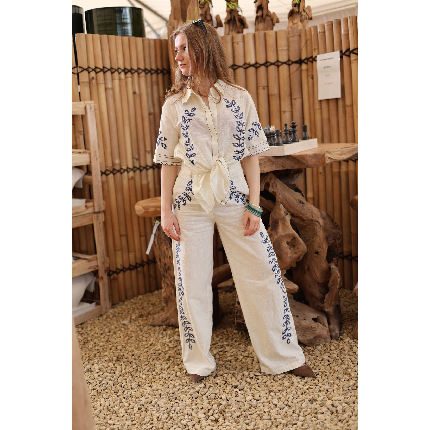 Pantalon Rosalia Broderie