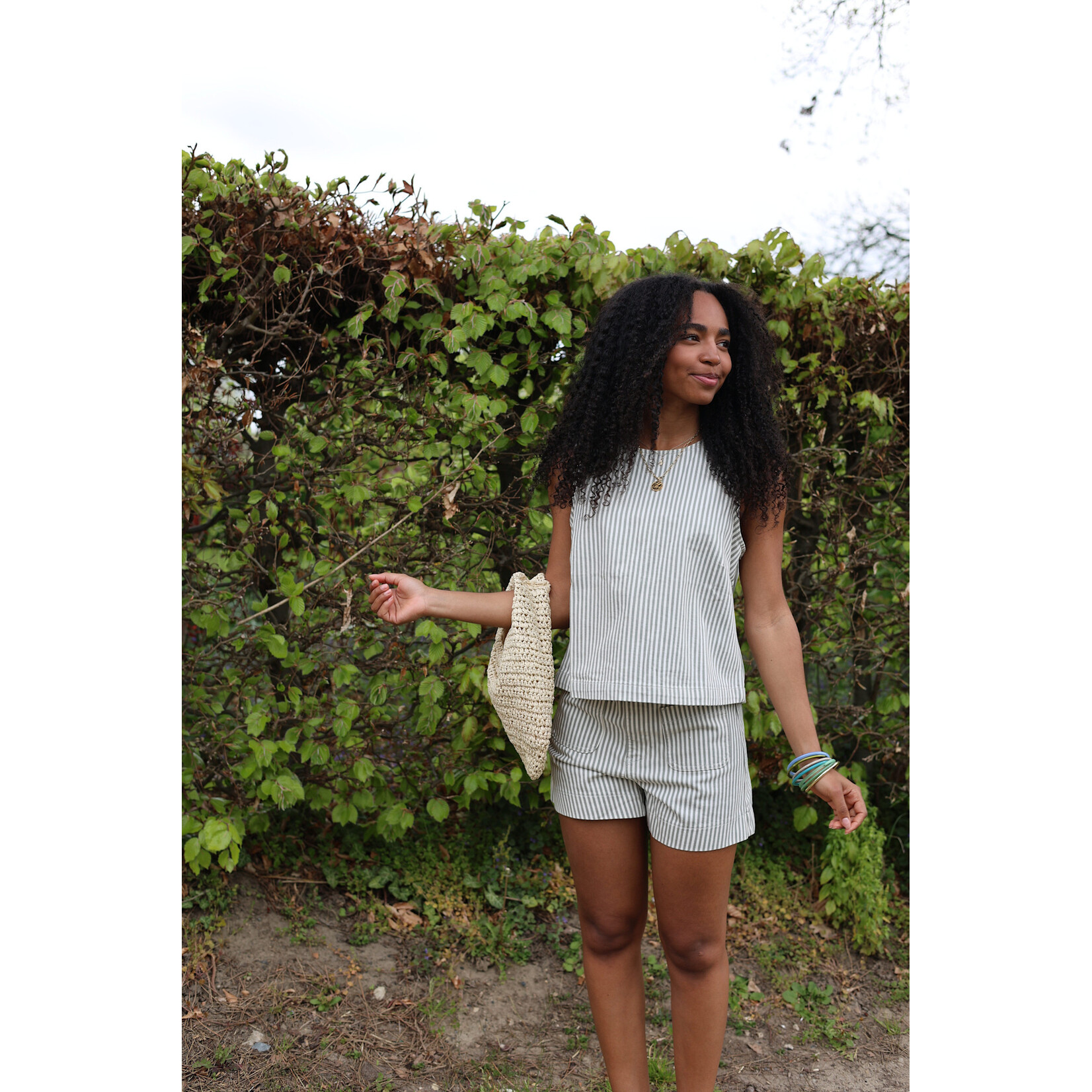 Short Rayé Jeans Jilana