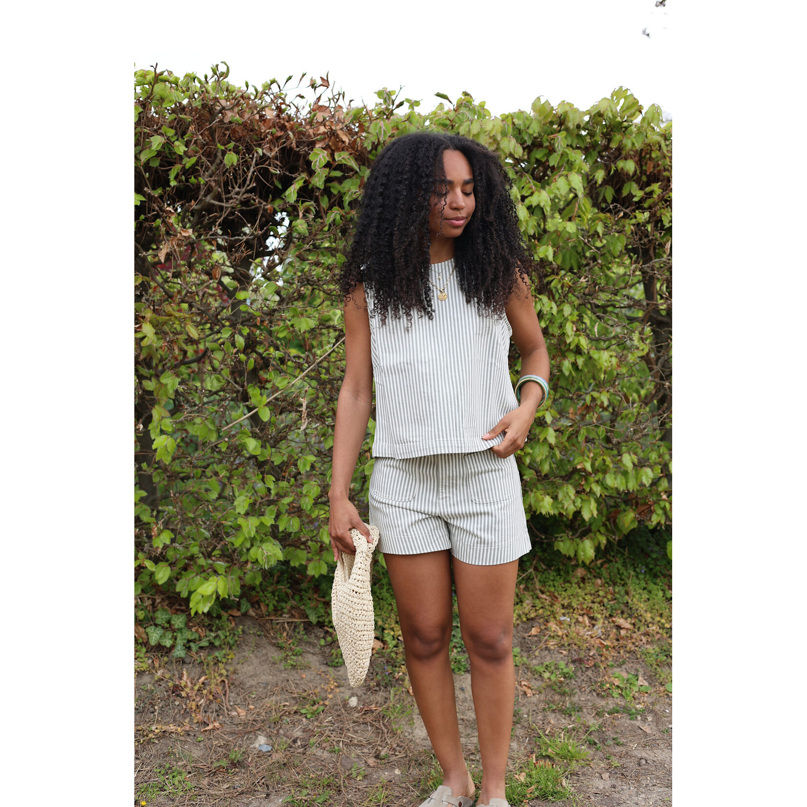 Short Rayé Jeans Jilana