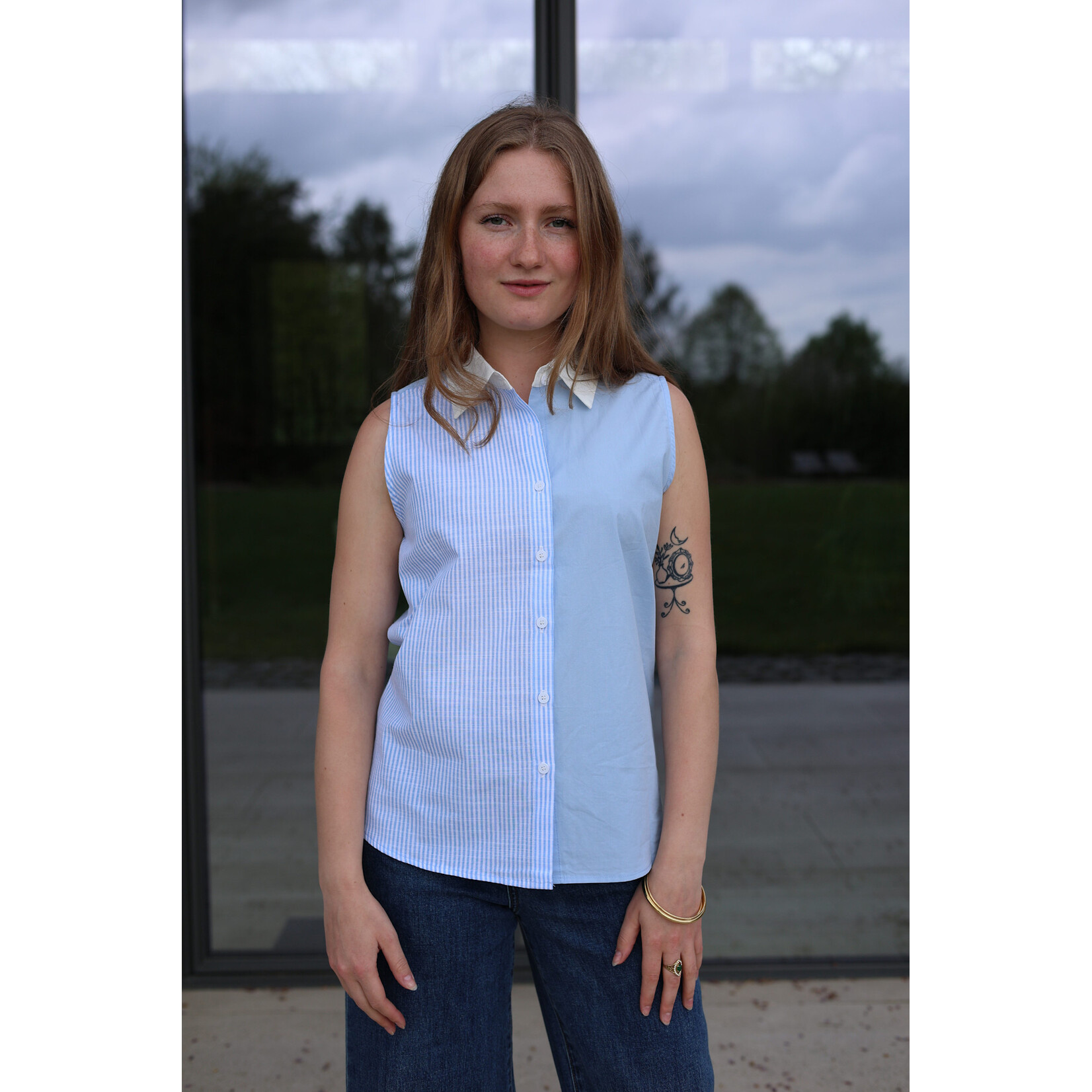 Chemise sans manches Cliva