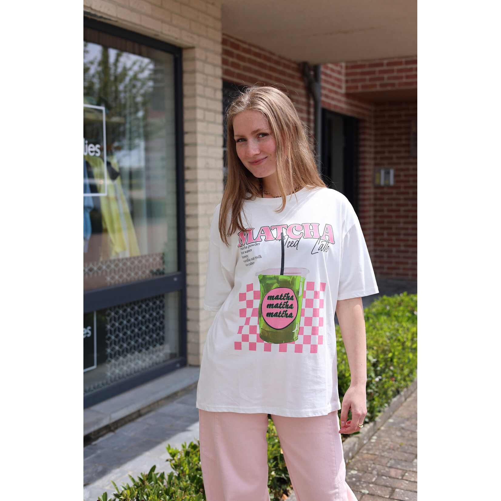 T-Shirt Matcha Iced Latte