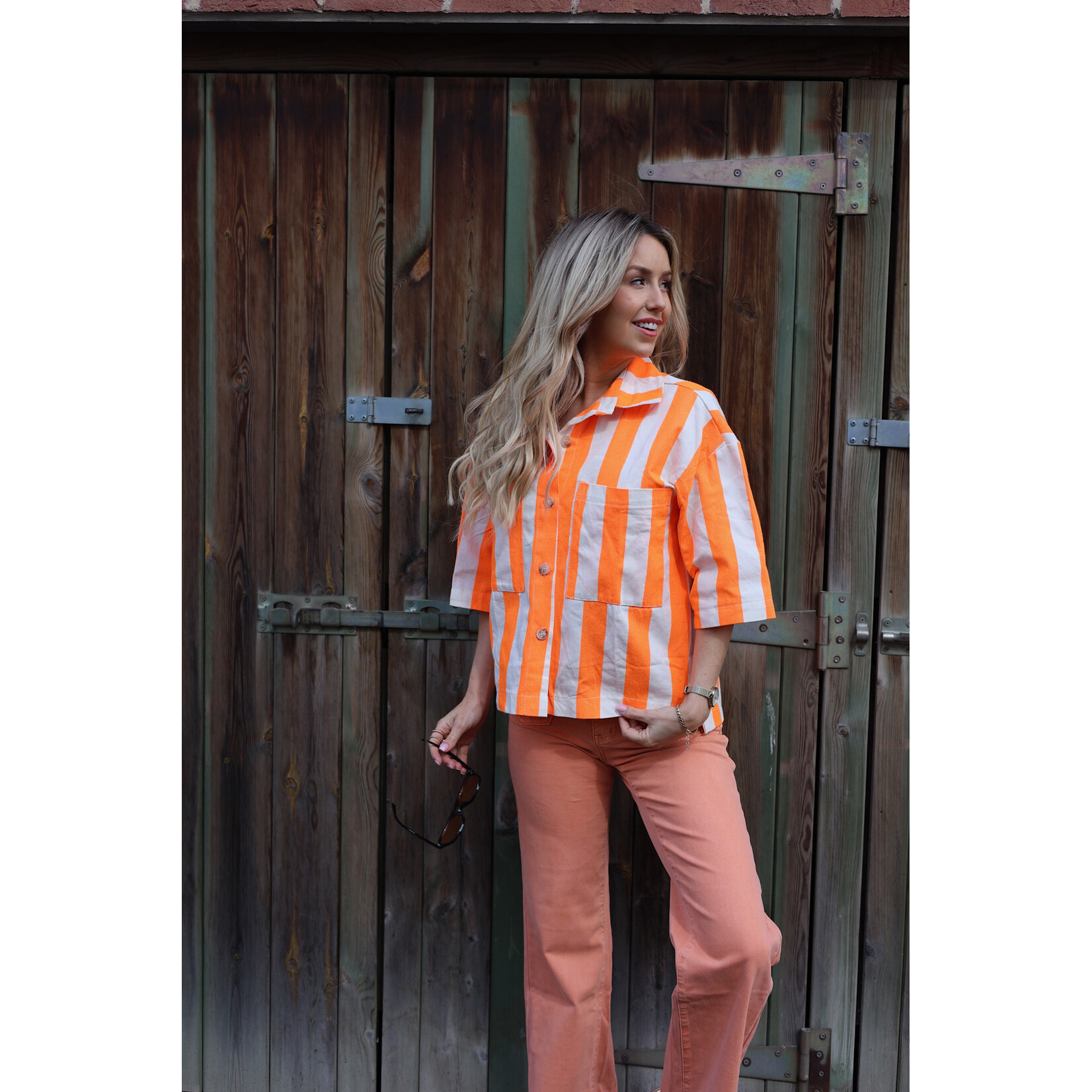 Chemise lignée Cartina