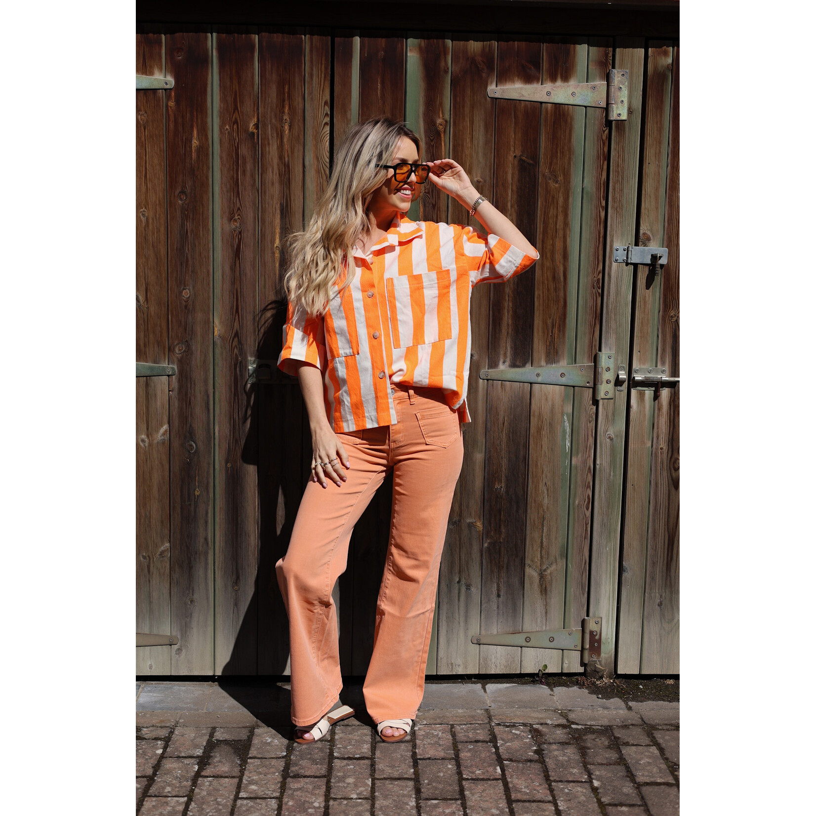 Chemise lignée Cartina