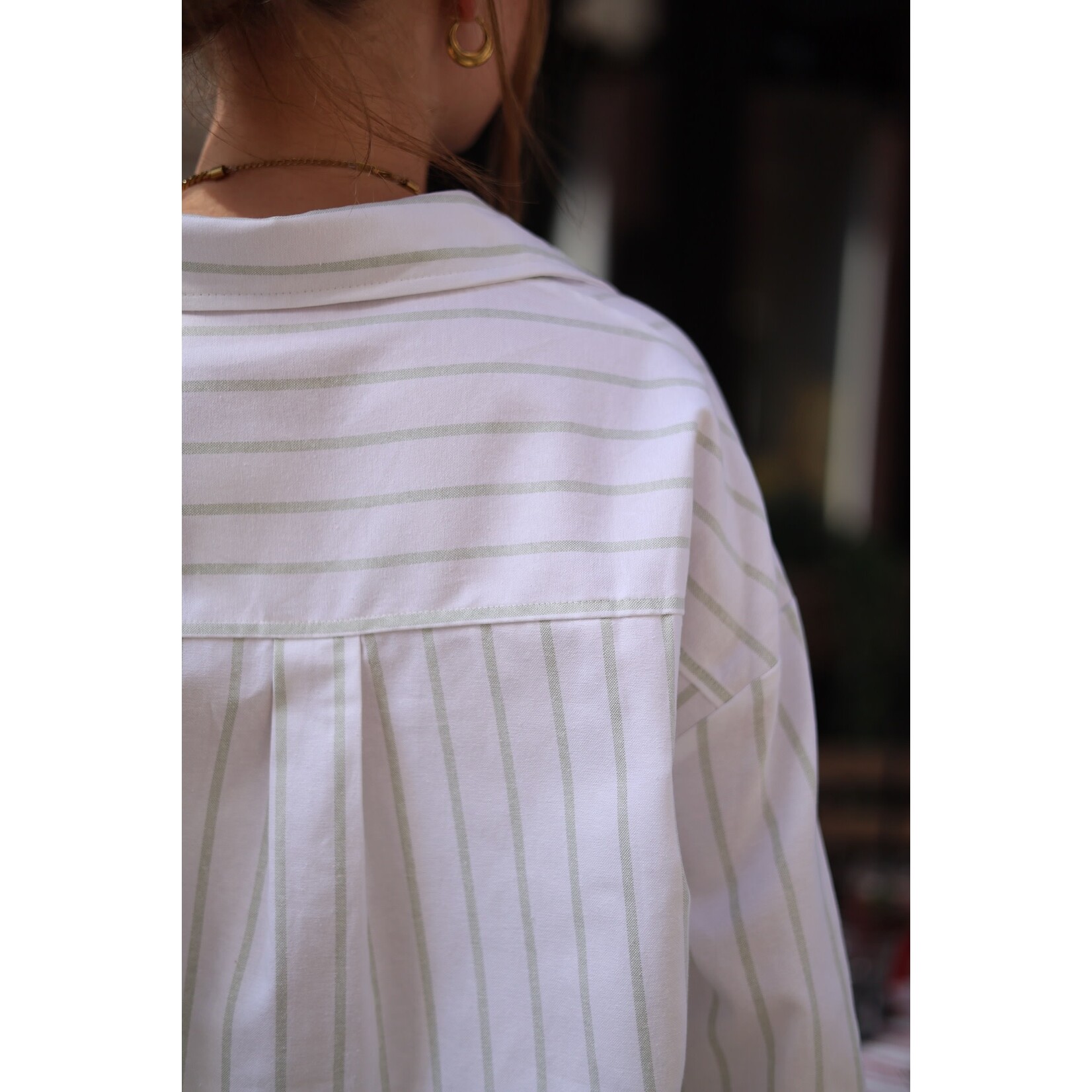 Chemise en coton ligné Calita