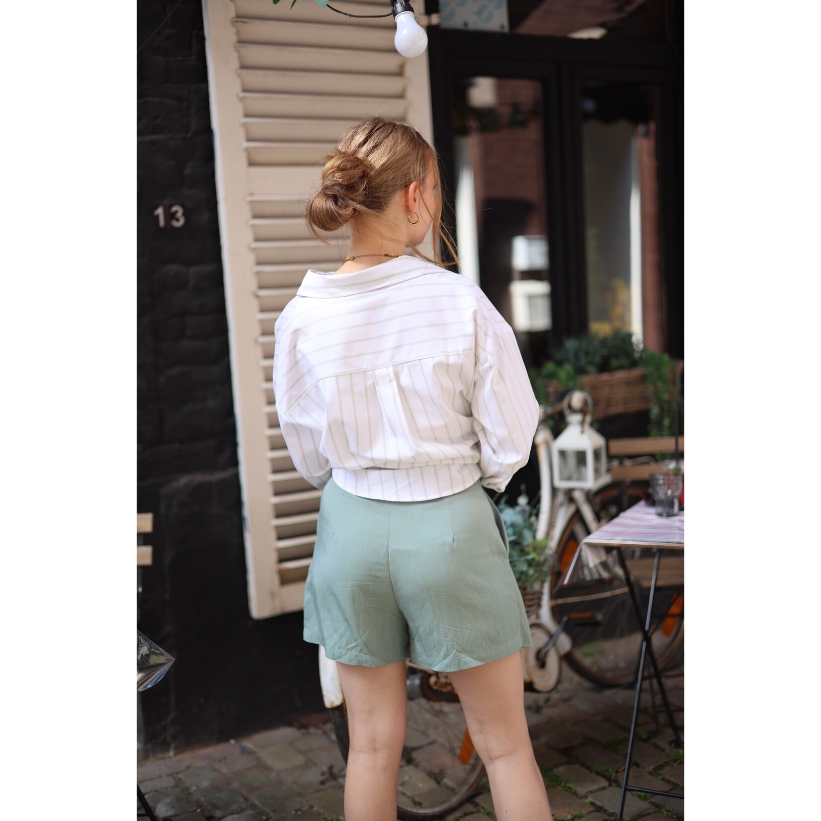 Chemise en coton ligné Calita