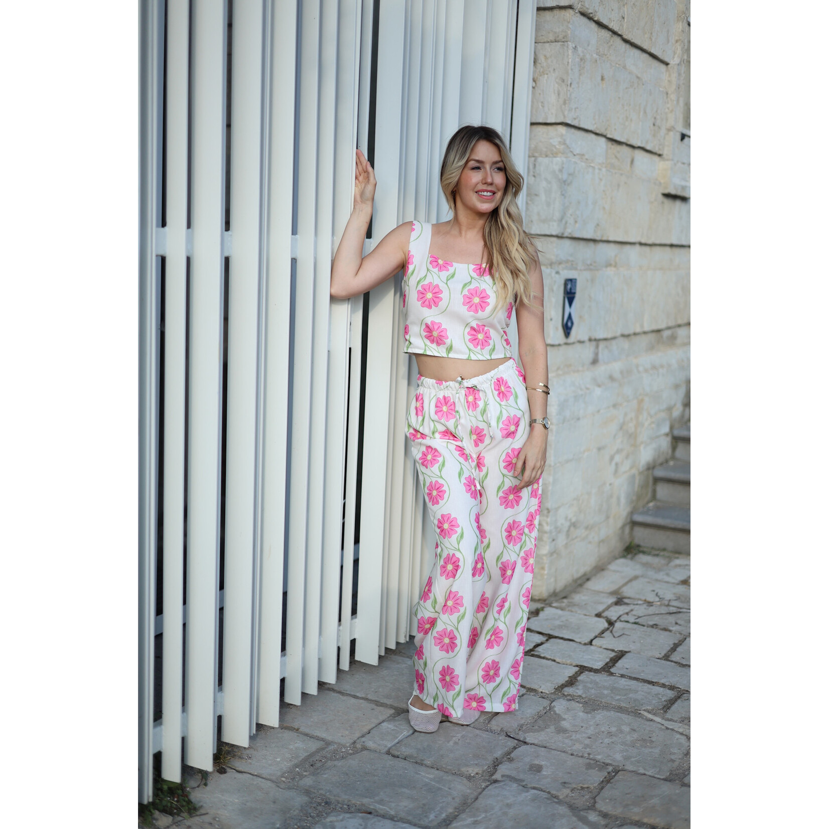Ensemble Pantalon Fleuri Jobina