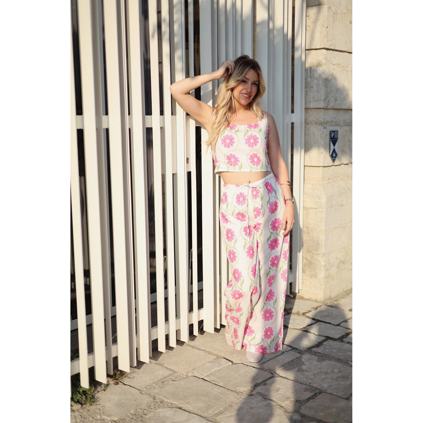 Ensemble Pantalon Fleuri Jobina