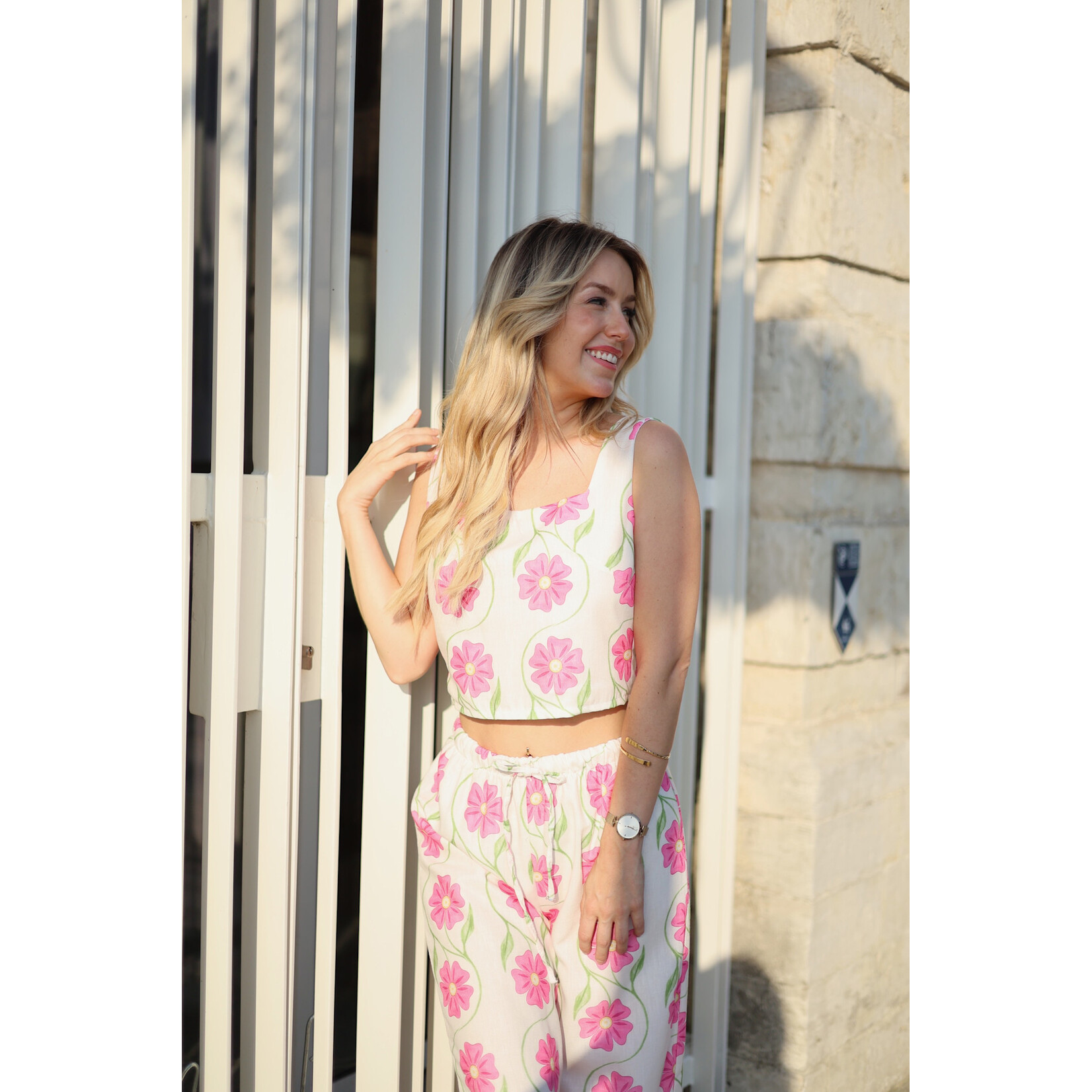 Ensemble Pantalon Fleuri Jobina