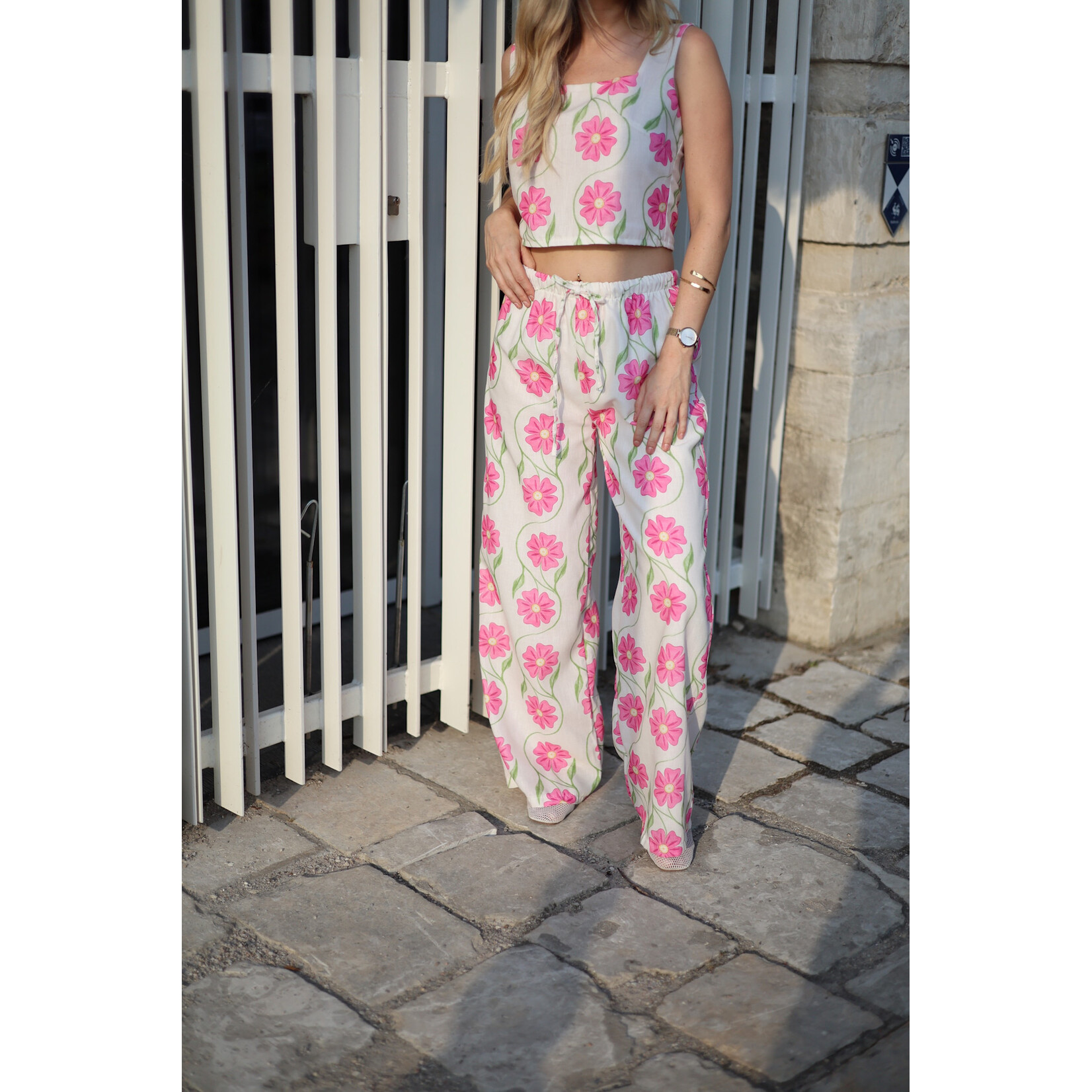 Ensemble Pantalon Fleuri Jobina