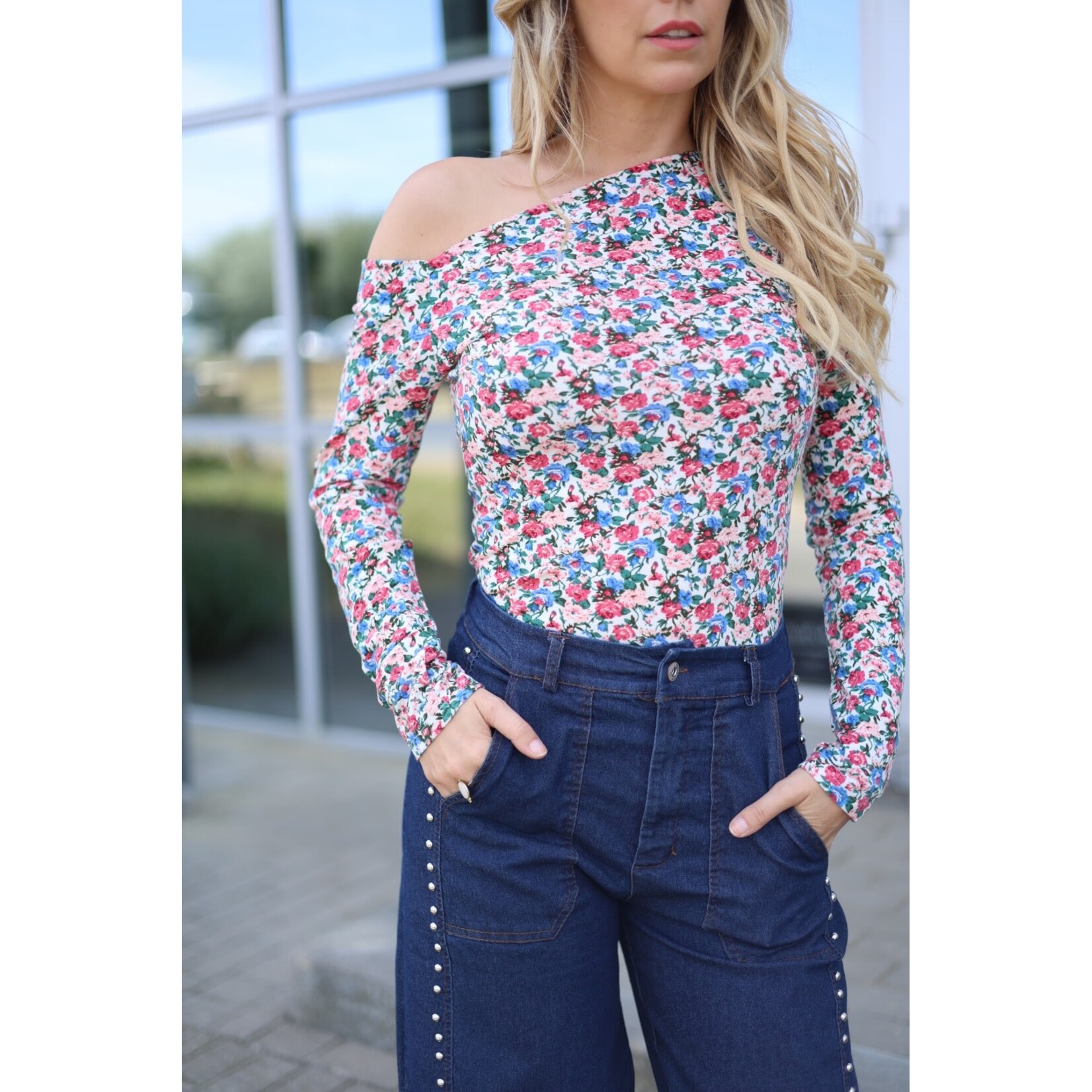T-Shirt manche Longue Fleuri Tifleur