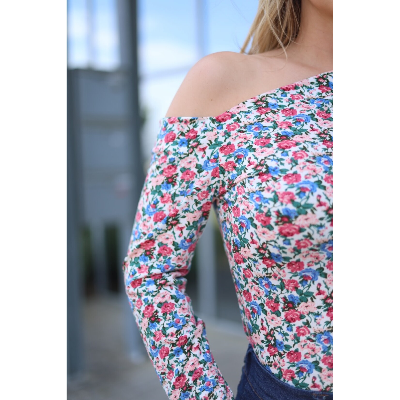 T-Shirt manche Longue Fleuri Tifleur