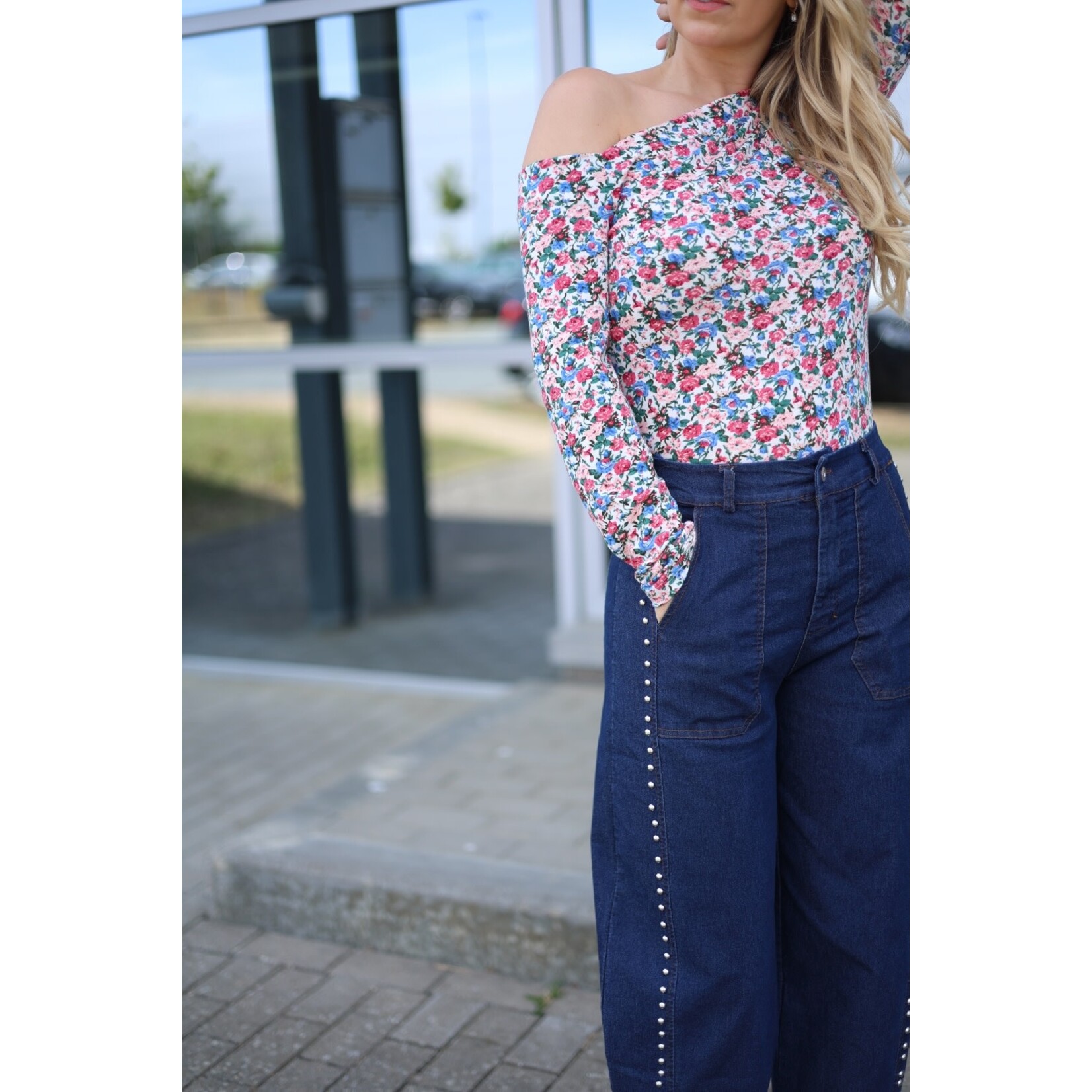T-Shirt manche Longue Fleuri Tifleur