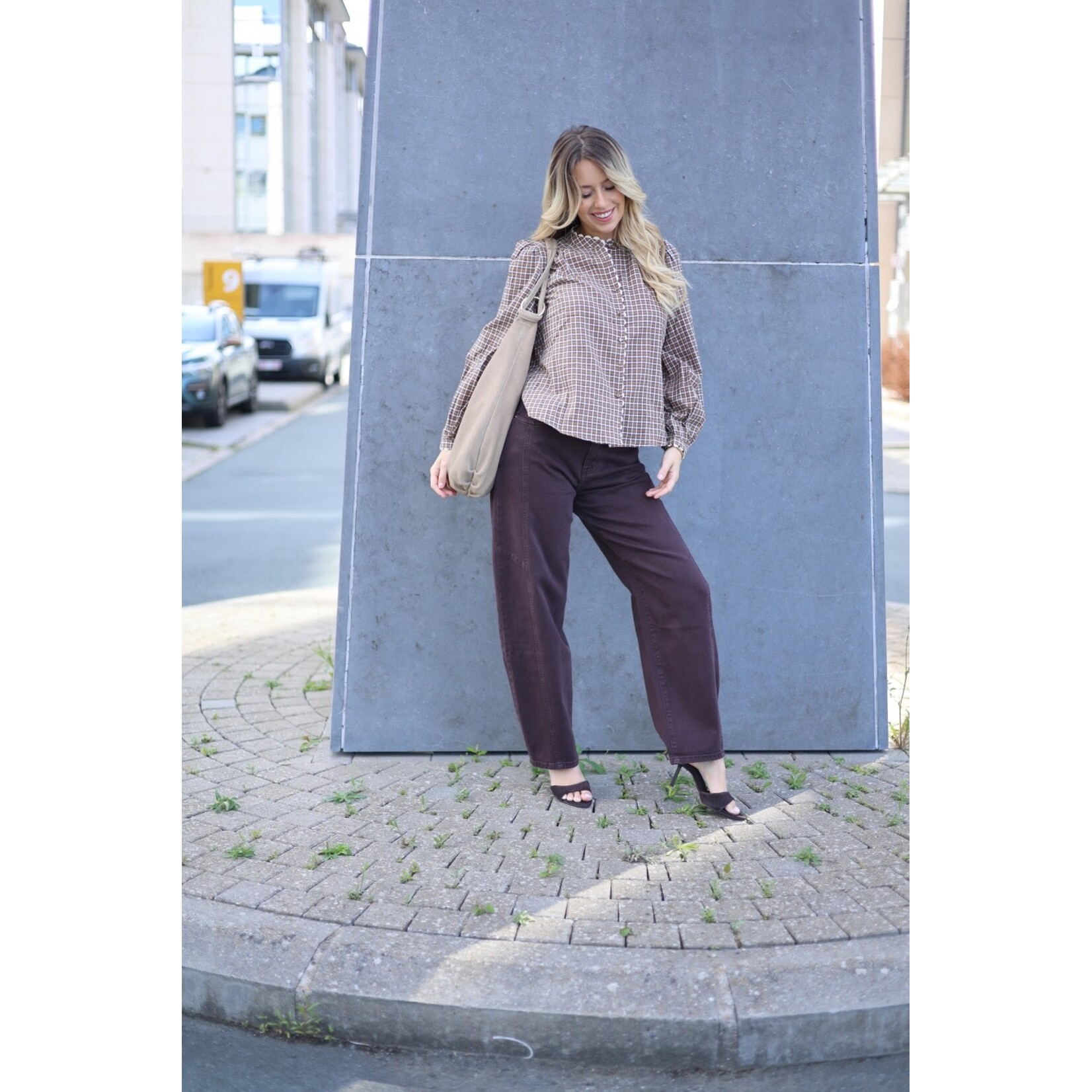 Blouse Carreaux Balounca
