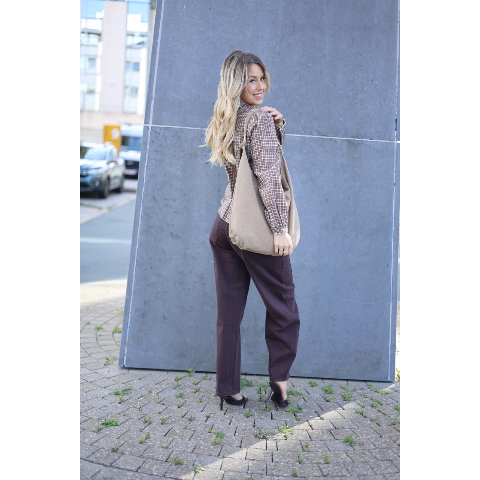 Blouse Carreaux Balounca