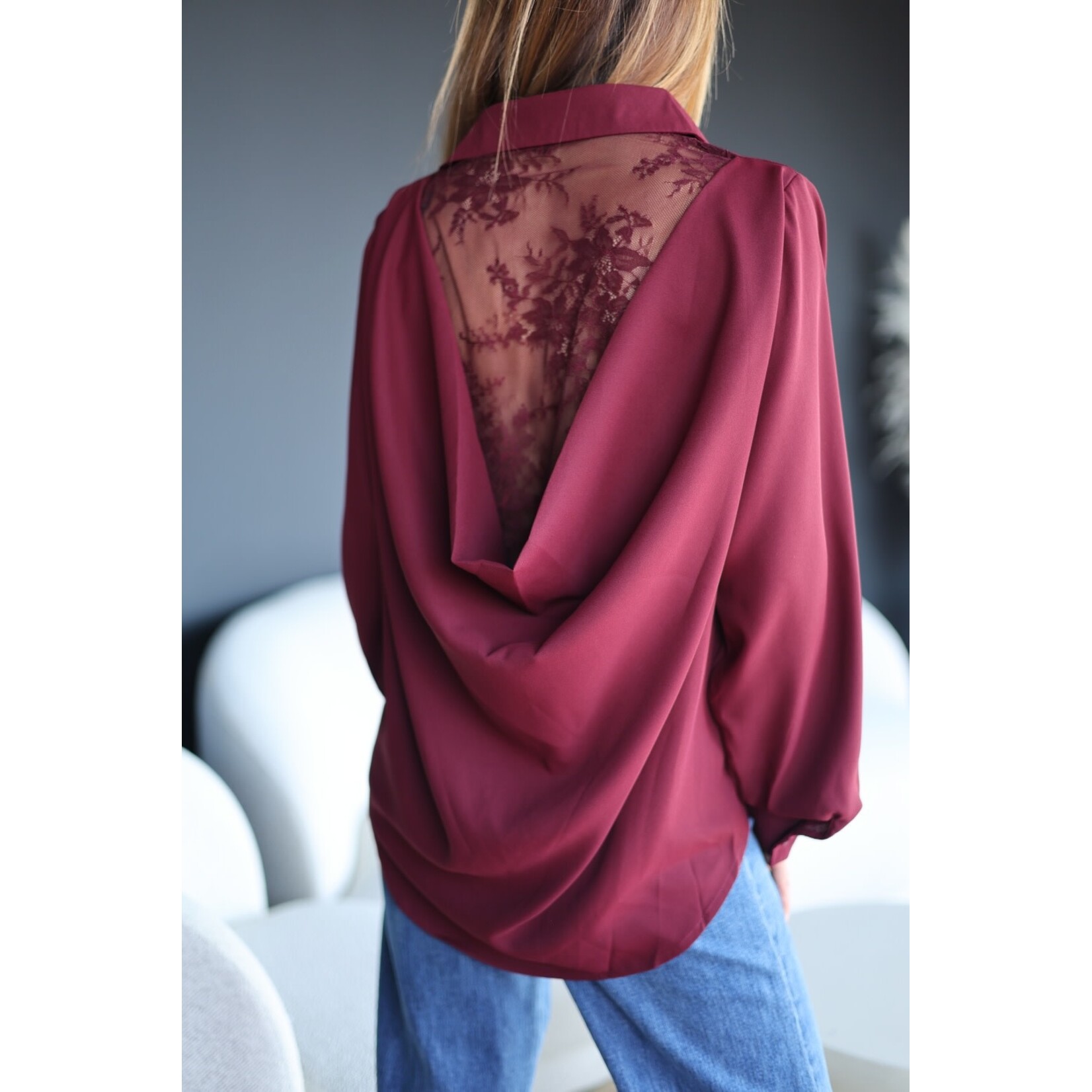 Chemise dentelle chromy