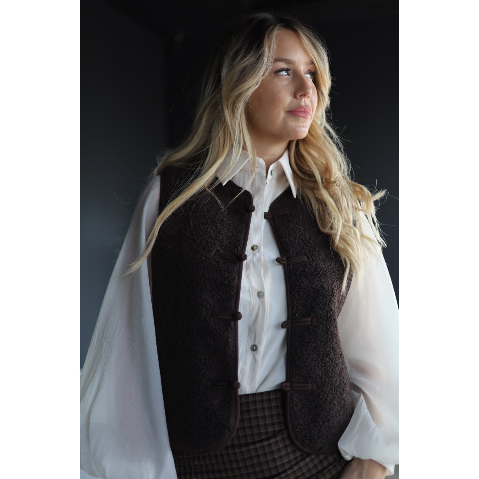 Chemise manches bouffantes charisse