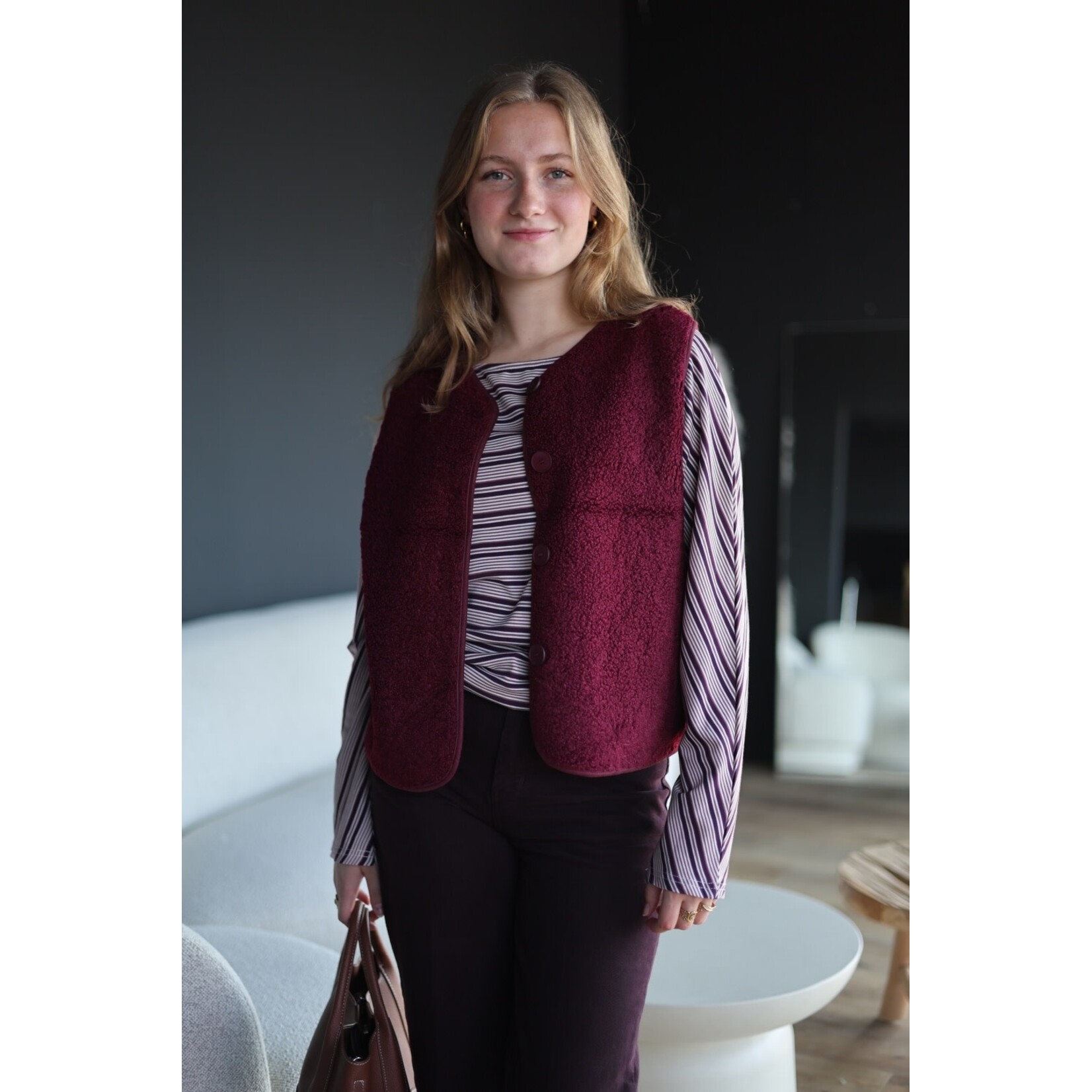 Haut hannette ligné
