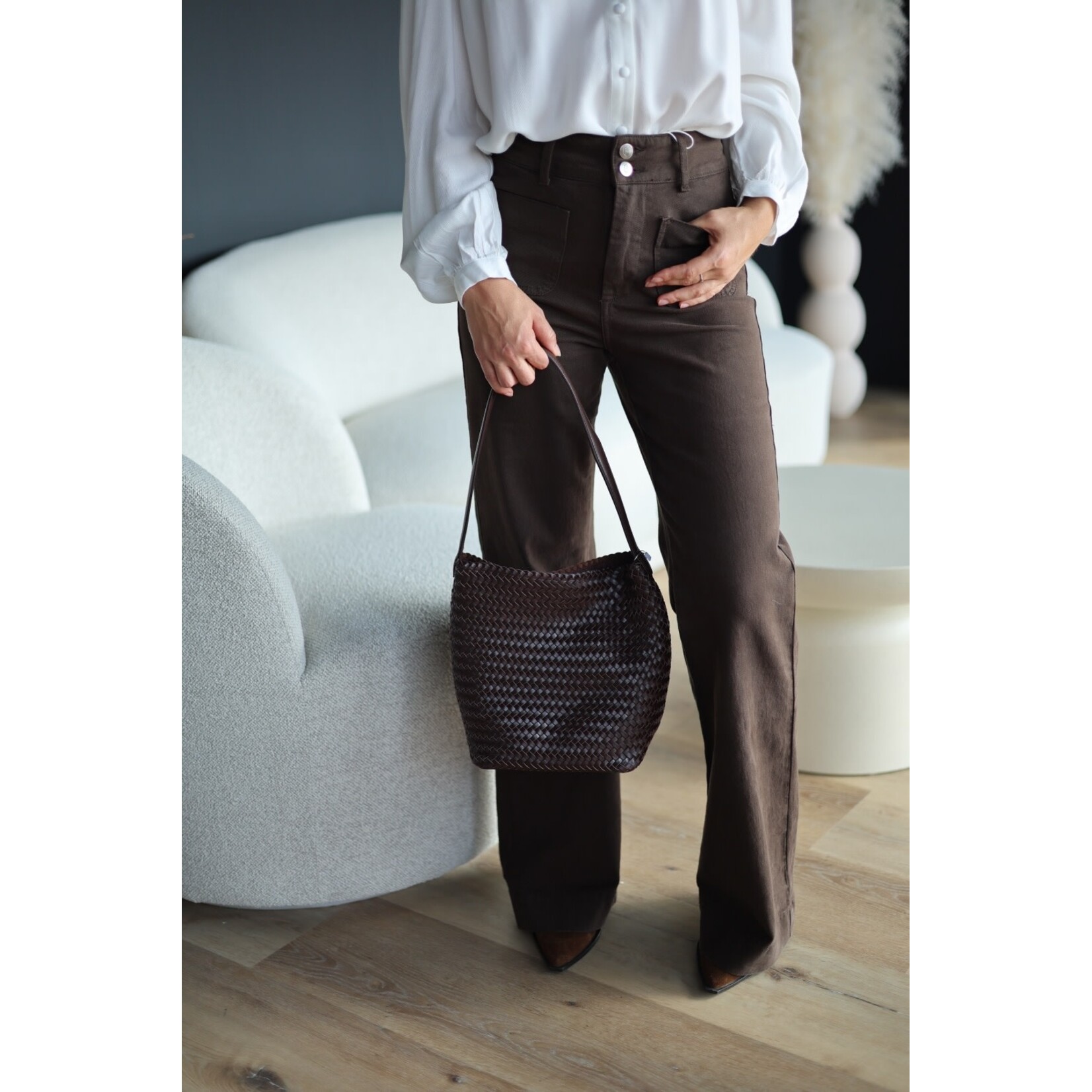 Jeans Aneya - Chocolat