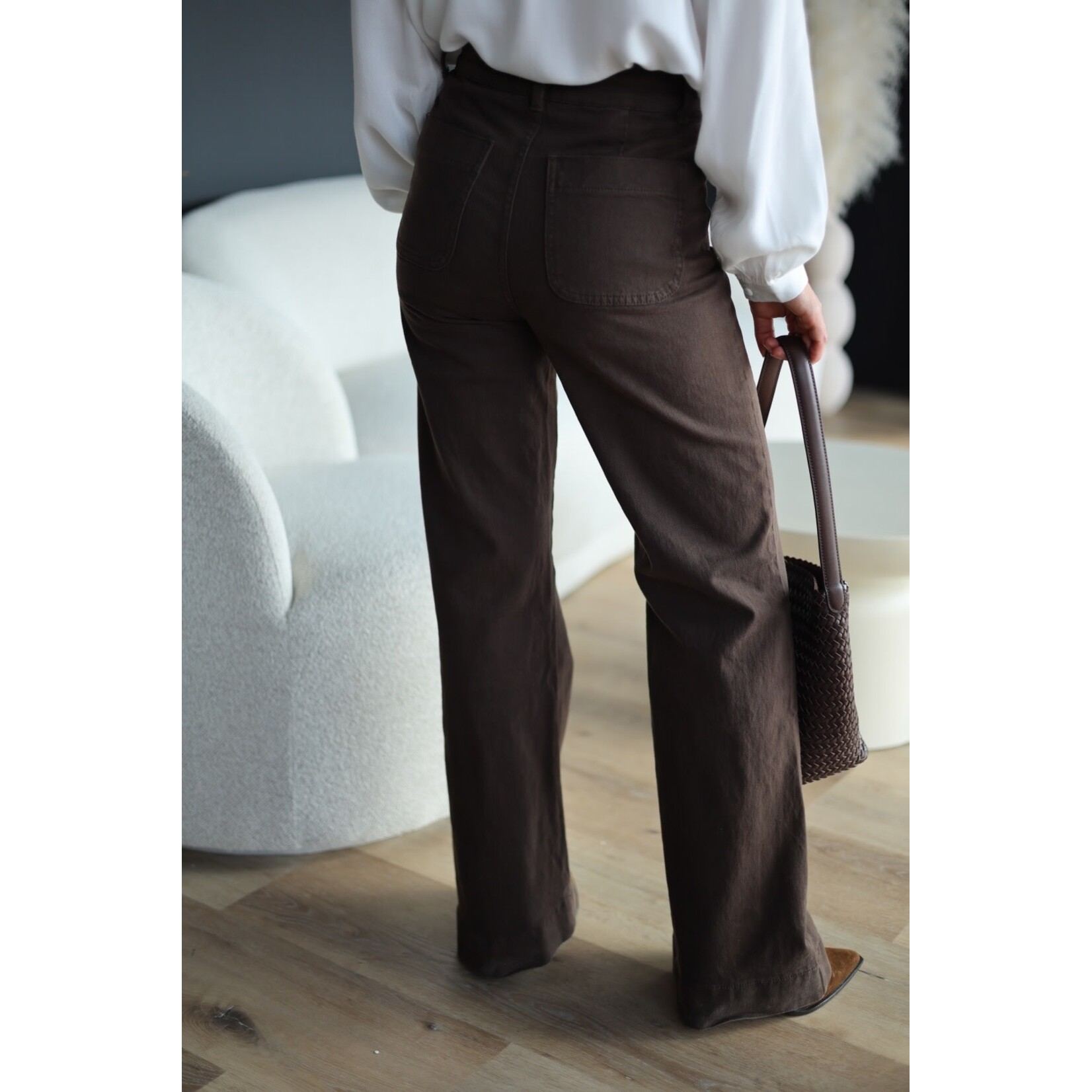 Jeans Aneya - Chocolat