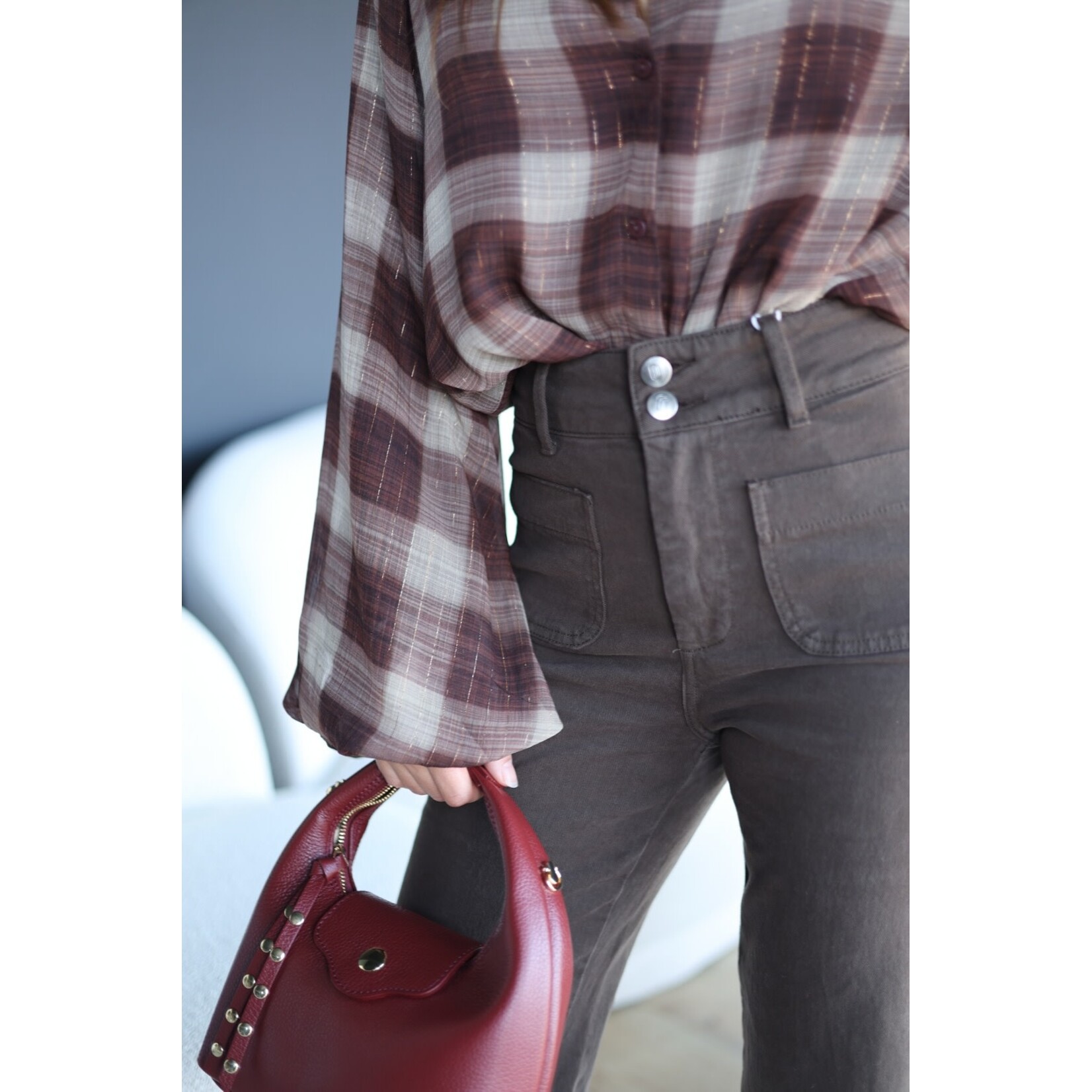 Jeans Aneya - Chocolat