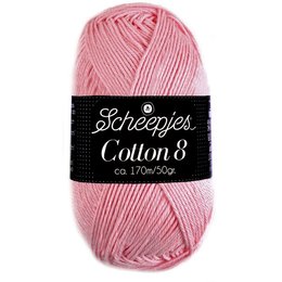 Scheepjes Cotton 8 - 654 - Hellrosa
