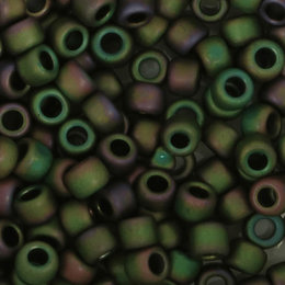 Toho Glasperlen rund 8-0 grün/violet (708)