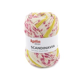 Katia Scandinavia 304 - Dunkelblau-Rosé-Gelb