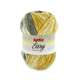 Katia Easy Jacquard 312 - Ocker-Rot-Khaki