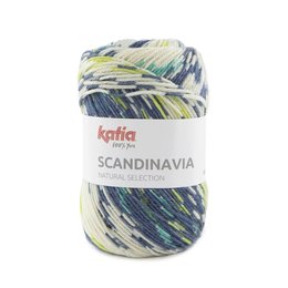 Katia Scandinavia 350 - Blau-Gelbgrün