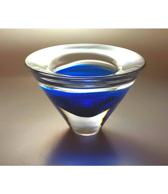 Siem van der Marel - Leerdam Serica Vase Blau (2000)