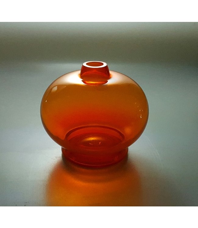 Royal Leerdam Crystal Leerdam Oranje-Vase Beatrix 75 Jahre