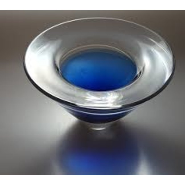 Siem van der Marel - Leerdam Serica Vaas Blauw (2000)