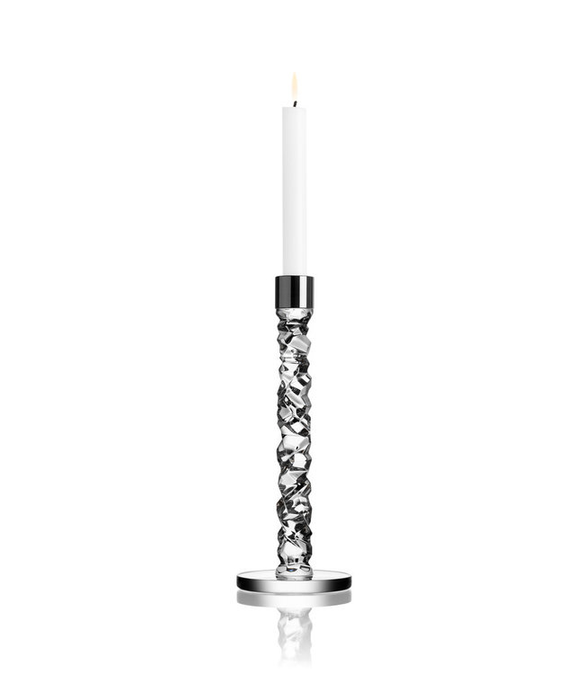 Orrefors Zweden Kristallen kaarsenhouder Carat, 30cm
