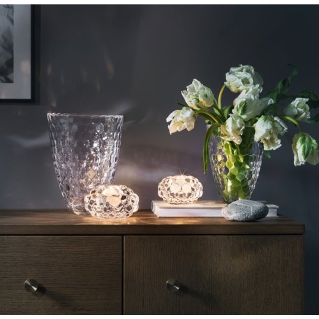 Orrefors Kristallvase Raspberry
