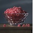 Orrefors Kristallvase Raspberry